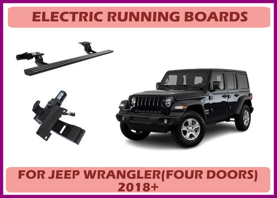 Jeep Wrangler Electric Side Steps Retractable Power Running Board with Shockproof